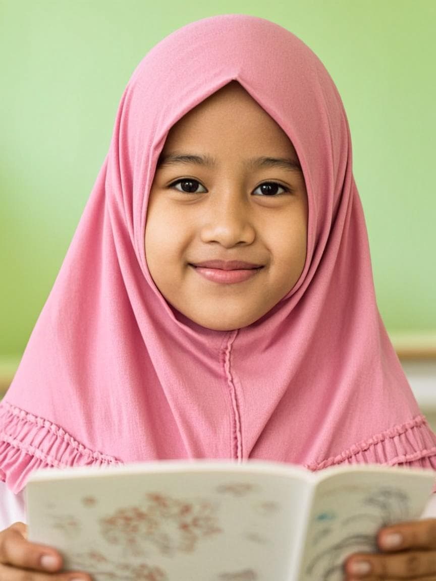 Senyum cerah